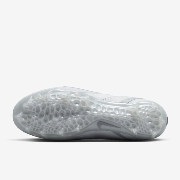 New Nike Alpha Huarache 8 Elite Lacrosse Cleats White/Grey CW4440-110 - Picture 2 of 9